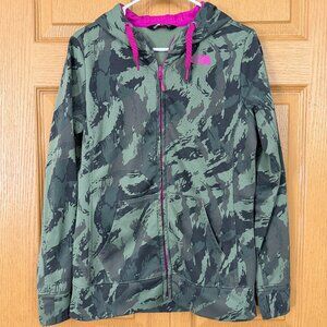 North Face Camo Full Zip Hoodie